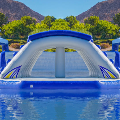 Giant Inflatable Water Climbing Obstacle Course With Air Pump (SAK87625)